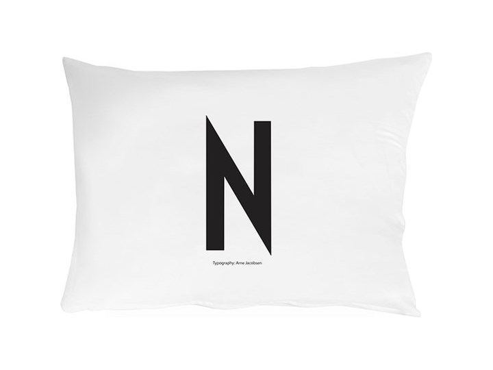 Poszewka na poduszkę Arne Jacobsens Vintage ABC litera N