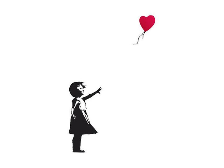 Banksy Dziewczynka z Balonikiem Nadzieja - plakat - Plakaty - Homebook
