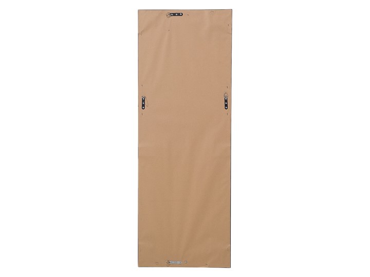 Lustro ścienne wiszące złote 51 x 141 cm ozdobna postarzana rama salon sypialnia styl klasyczny francuski Lustro z ramą Prostokątne Styl Vintage Kolor Złoty
