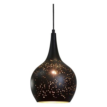Lampa wisząca 20x20cm Altavola Design Magic Space 1 czarno-złota kod: 5902249032000