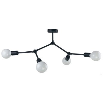 Lampa sufitowa loft TWIG IV czarny szer. 79cm