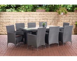 AVINION BIG Tworzywo sztuczne Technorattan Aluminium Stal Stal Technorattan Stoły z krzesłami Zawartość zestawu Z krzesłem Tworzywo sztuczne Aluminium Zawartość zestawu Z fotelem