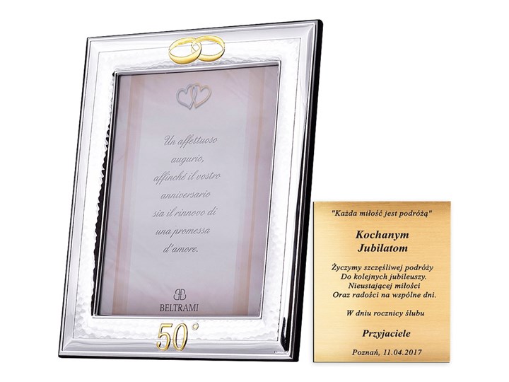 Prezent na ślub ramka na zdjęcie ślubna Drewno Ramka na zdjęcia Kategoria Ramy i ramki na zdjęcia Metal Rozmiar zdjęcia 20x24 cm