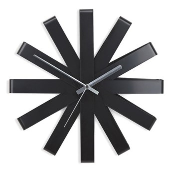 Zegar ścienny 32x8,5cm Umbra Ribbon czarny kod: 118070-040