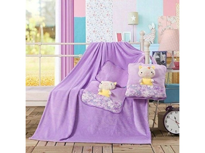 Koc Cuties Pig Decoking, 110x160 cm, zielony