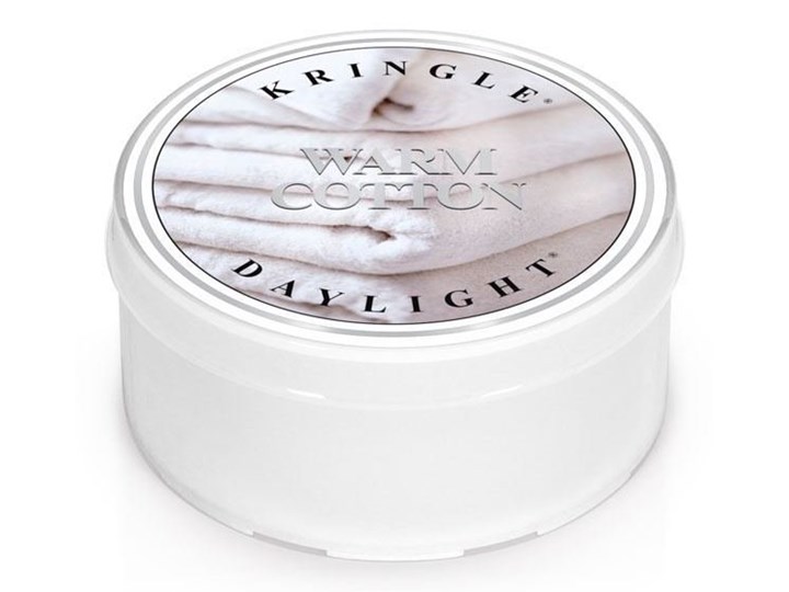 Kringle Candle, Warm Cotton, świeca zapachowa daylight, 1 knot