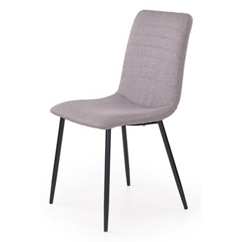 Krzesło na czarnych metalowych nogach K251