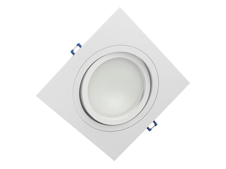 Pojedyncza ruchoma podtynkowa oprawa ES111 AR111 QR111 biała Oprawa stropowa Oprawa ruchoma Kwadratowe Kolor Biały