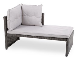 Narożnik ogrodowy technorattanowy Corte Grey / Beige