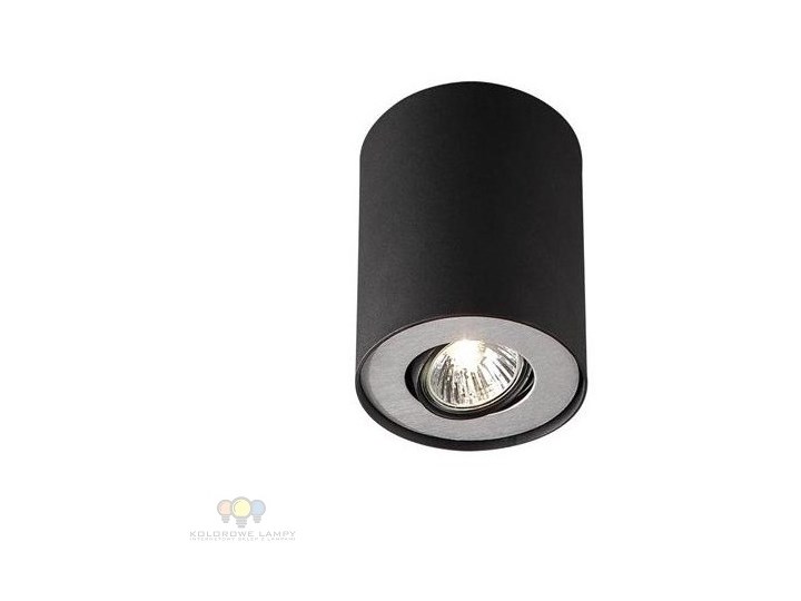 PILLAR 56330/30/pn LAMPA PHILIPS czarna lampa natynkowa tubka Oprawa halogenowa Okrągłe Oprawa stropowa Oprawa led Kolor Czarny