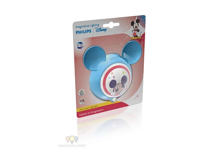 Philips Disney Lampka LED z Czujnikiem Ruchu Mickey Mouse 71766/30/16 ------ WYSYŁKA 48H ---