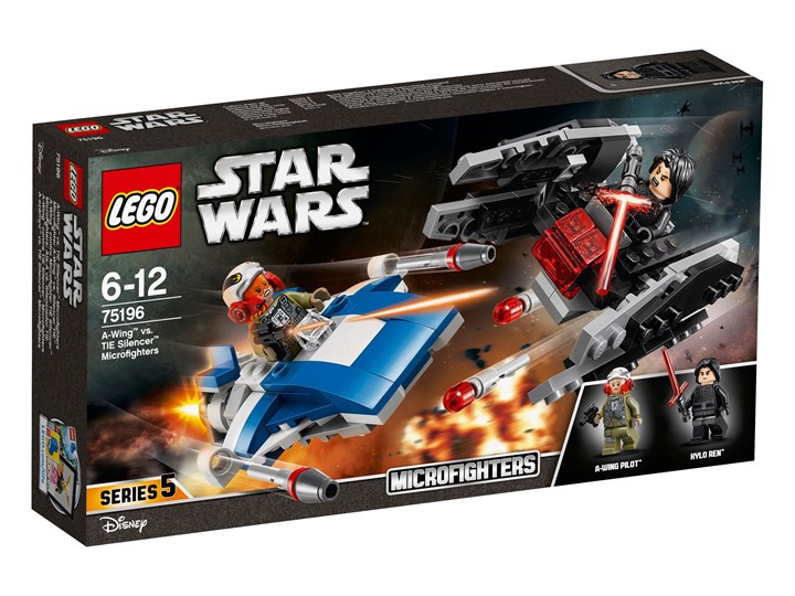 Lego Star Wars A Wing Kontra Tie Silencer 75196 Klocki Zdjęcia