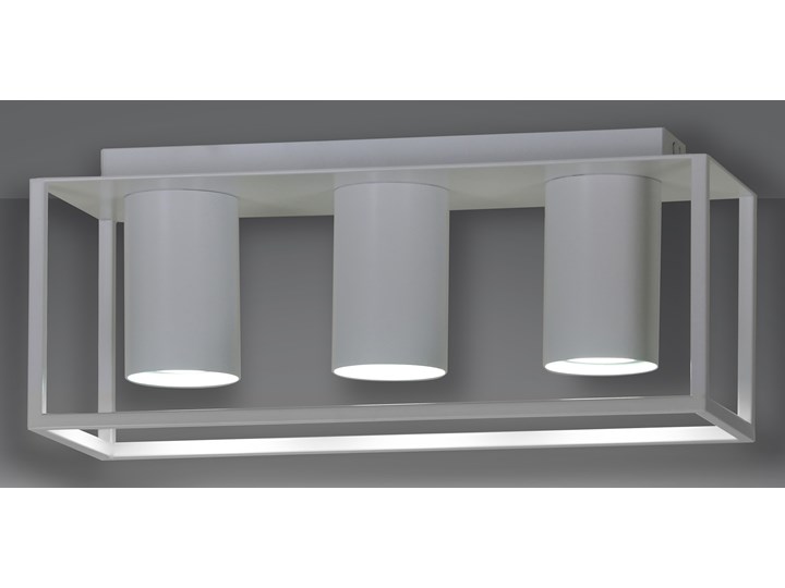 TIPER 3 WHITE 976/3 spot halogen plafon sufitowy LED biały najnowszy design Styl Industrialny Okrągłe Metal Lampa designerska Prostokątne Styl Tradycyjny