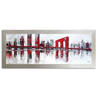 Abstrakcja na ścianę - Ambassador Bridge - 62x162cm - G17525