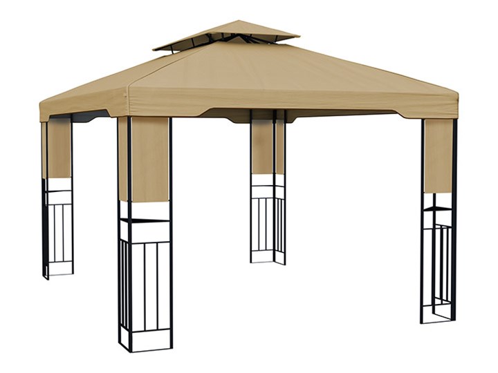 Pawilon ogrodowy Deluxe, 3x4 m, Beżowy