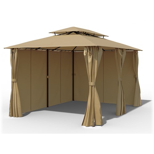Pawilon ogrodowy Comfort, 3x4 m, Beżowy