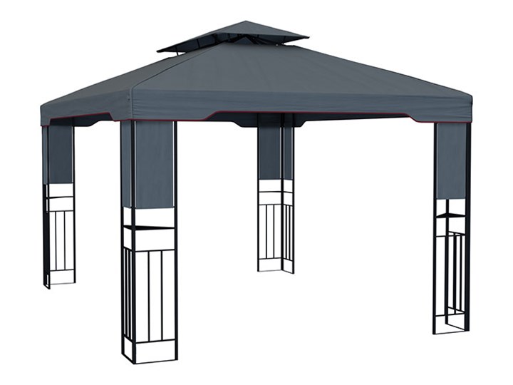 Pawilon ogrodowy Deluxe, 3x4 m, Antracytowy