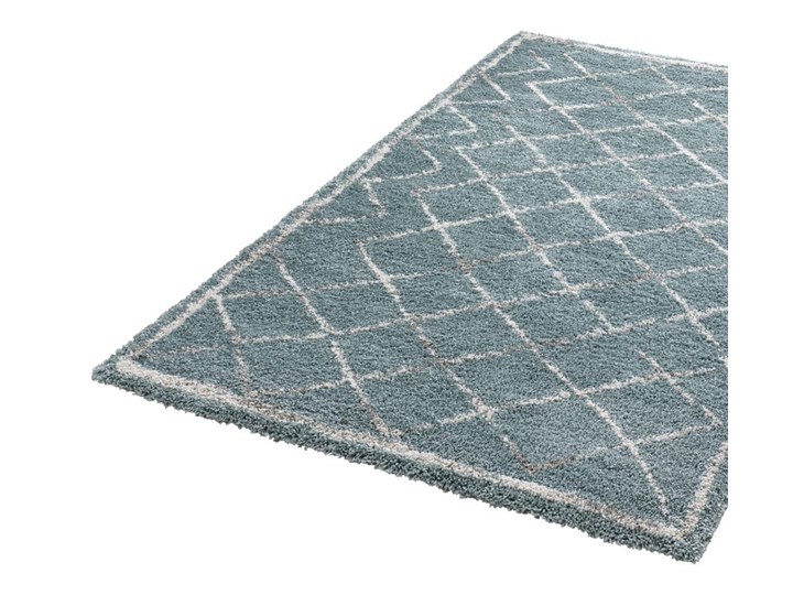 Niebieski dywan Mint Rugs Loft, 120x170 cm Kolor Szary Prostokątny Dywany Wzór Geometryczny