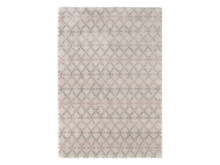 Różowy dywan Mint Rugs Cameo, 80x150 cm Dywany Wzór Geometryczny Syntetyk Juta Prostokątny Kolor Beżowy