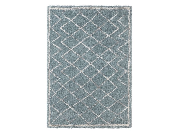 Niebieski dywan Mint Rugs Loft, 80x150 cm Syntetyk Prostokątny Dywany Kategoria Dywany Juta Wzór Abstrakcyjny