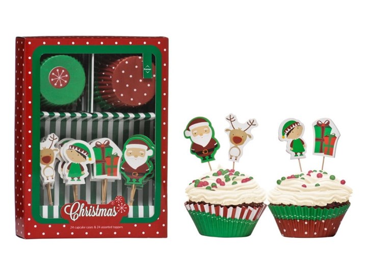 Zestaw do dekoracji tortów Premier Housewares Christmas Cupcake Zestawy do dekoracji Kategoria Dekoracja wypieków