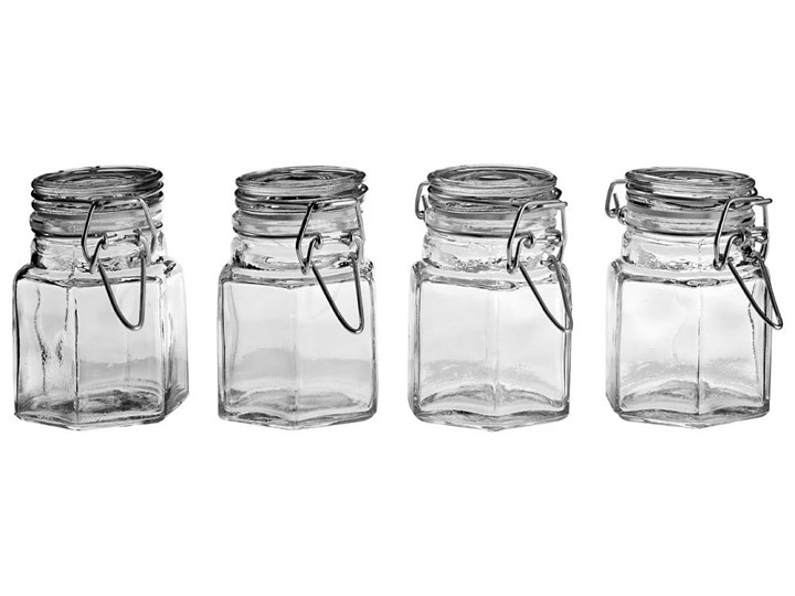 Zestaw 4 szklanych słoiczków na przyprawy Premier Housewares