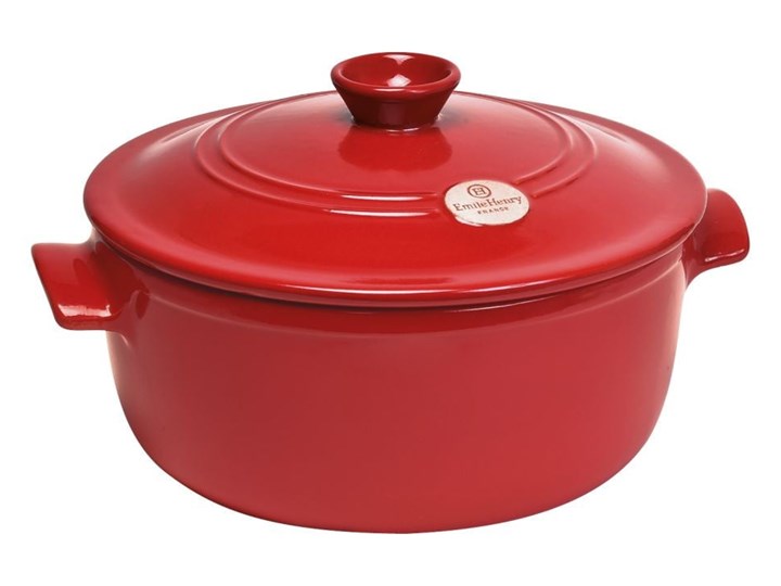 Czerwony ceramiczny garnek z pokrywką Emile Henry Flame, ⌀ 27 cm Żeliwo Ceramika Kategoria Garnki