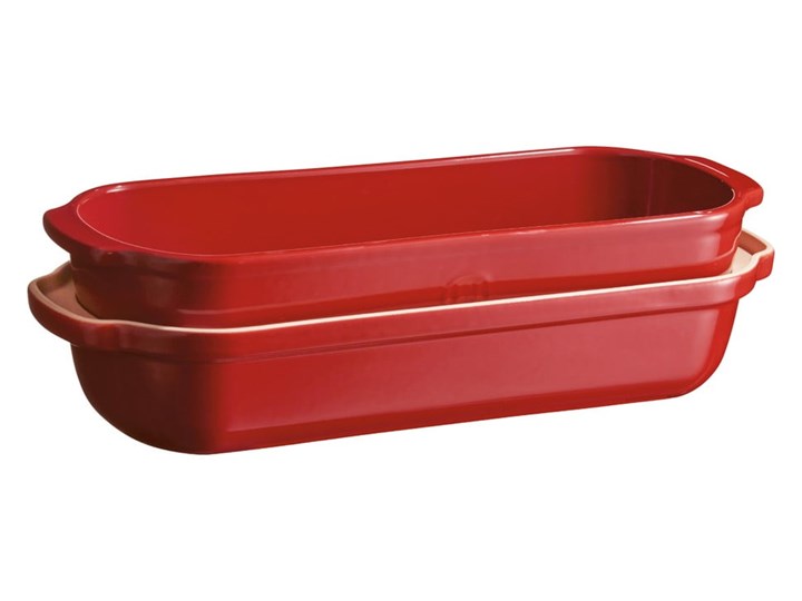 Czerwona ceramiczna forma na chleb Emile Henry, 39x16,5 cm Kategoria Naczynia do zapiekania