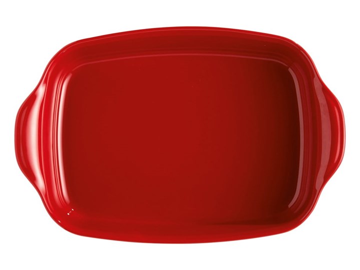 Czerwona ceramiczna prostokątna misa do zapiekania Emile Henry, 42,5x28 cm Kategoria Naczynia do zapiekania