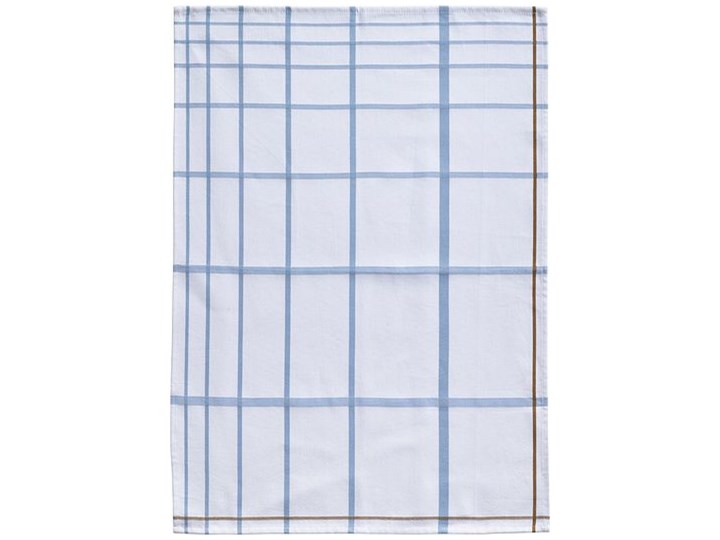 Ściereczka do naczyń Zone 70 x 50 cm biała w niebieską kratkę