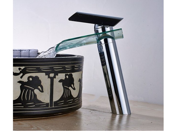 BATERIA ŁAZIENKOWA NEW DESIGN, CHROME Kolor Srebrny Bateria stojąca Kolor Miedziany