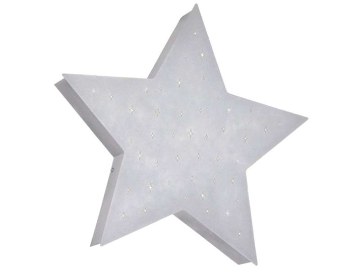 Plafon LAMPA sufitowa ADX 835PL/H21 gwiazda OPRAWA metalowa do pokoju dziecięcego star szara