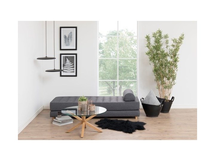 Okrągły stół do jadalni ze szklanym blatem Heaven Szkło Rozkładanie Wysokość 76 cm Metal Drewno Kolor Przezroczysty