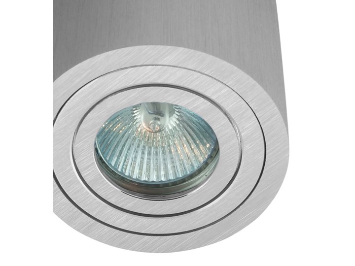 Sufitowa oprawa natynkowa, okrągła, tuba, aluminium hermetyczna 202 aluminiowa Oprawa halogenowa Kategoria Oprawy oświetleniowe Oprawa stropowa Okrągłe Kolor Szary