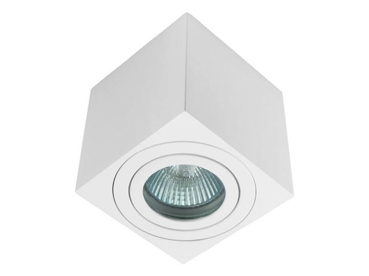 Oprawa natynkowa kostka alumininiowa biała HDL 201 WH hermetyczna Kolor Biały Oprawa stropowa Kwadratowe Oprawa halogenowa Kategoria Oprawy oświetleniowe