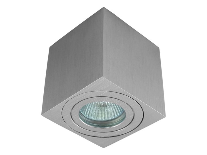 Oprawa natynkowa kostka aluminium szczotkowane HDL201 AL hermetyczna aluminiowa Oprawa stropowa Kwadratowe Oprawa halogenowa Kategoria Oprawy oświetleniowe