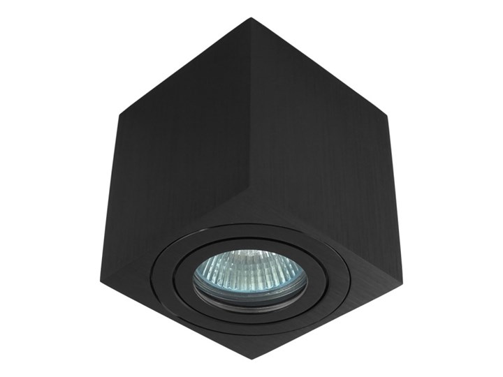 Oprawa natynkowa kostka alumininiowa czarna HDL201 BK hermetyczna Oprawa stropowa Oprawa halogenowa Kwadratowe Kolor Czarny Kategoria Oprawy oświetleniowe