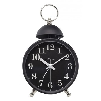 Zegar stojący 16x9,2 cm Nextime Single Bell czarny kod: 5213 ZW