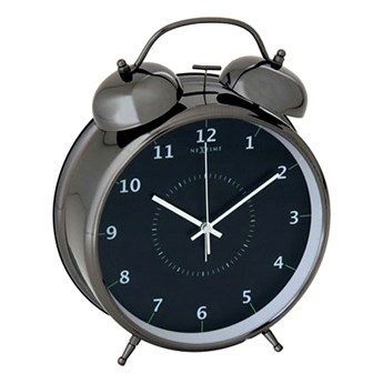 Budzik 9 cm NEXTIME Wake up czarny kod: 5111 ZW