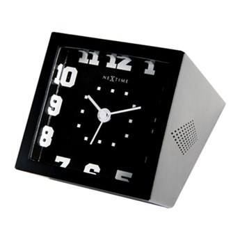 Budzik Nextime Be Square czarny kod: 5171 ZW