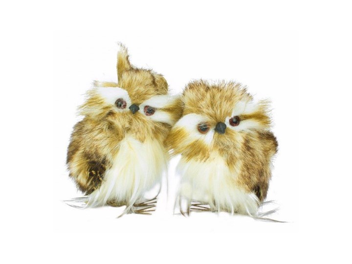 Figurka sowa parka 13cm Miloo Home wielobarwne kod: ML6383 Ptaki Drewno Tworzywo sztuczne Kolor Wielokolorowy Kategoria Figury i rzeźby