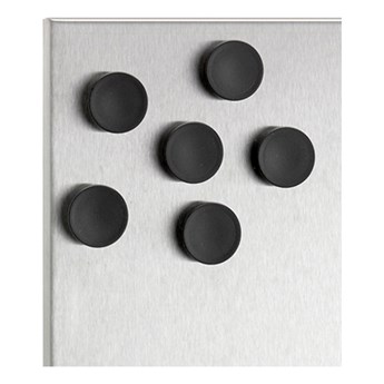 Komplet 6 czarnych magnesów Blomus Muro kod: B66741