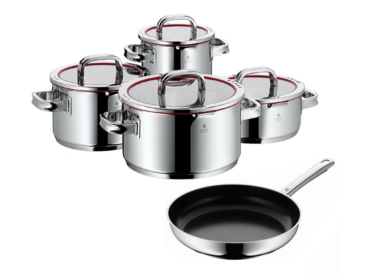 WMF Function komplet garnków + patelnia 26cm 5cz, indukcja Stal nierdzewna Aluminium