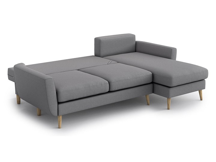 Narożnik Harris z szezlongiem i funkcją spania (uniwersalny), Gris Kategoria Narożniki Wysokość 85 cm Szerokość 244 cm Kolor Szary