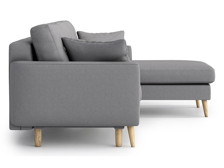 Narożnik Harris z szezlongiem i funkcją spania (uniwersalny), Gris Wysokość 85 cm Szerokość 244 cm Styl Klasyczny