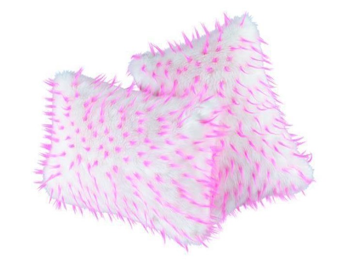 Poduszka dekoracyjna z futra JEŻYK Prostokątne Poszewka dekoracyjna Futro ekologiczne Pomieszczenie Pokój przedszkolaka 40x50 cm Pomieszczenie Salon