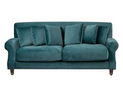 Sofa trzyosobowa welur lazurowa EIKE