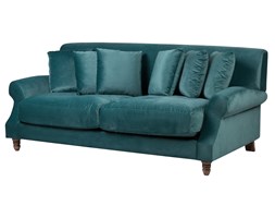 Sofa trzyosobowa welur lazurowa EIKE
