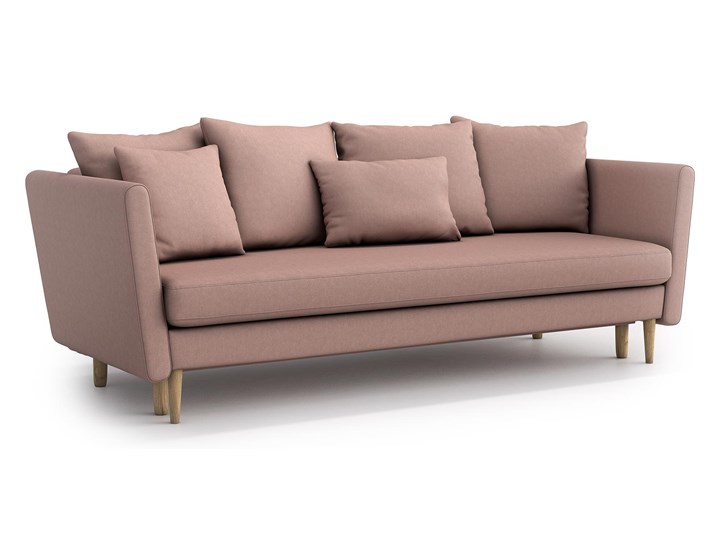 Sofa Joleen 3 osobowa z funkcją spania, Marshmallow Głębokość 88 cm Styl Nowoczesny Materiał obicia Tkanina