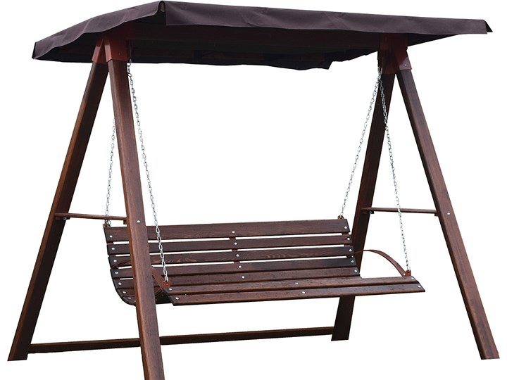 Drewniana huśtawka ogrodowa Magis 4X - 180cm Typ Huśtawka ze stelażem